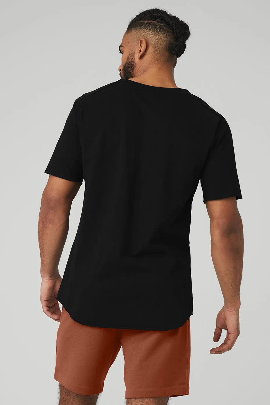 SOCIETY CREWNECK TEE  BLACK