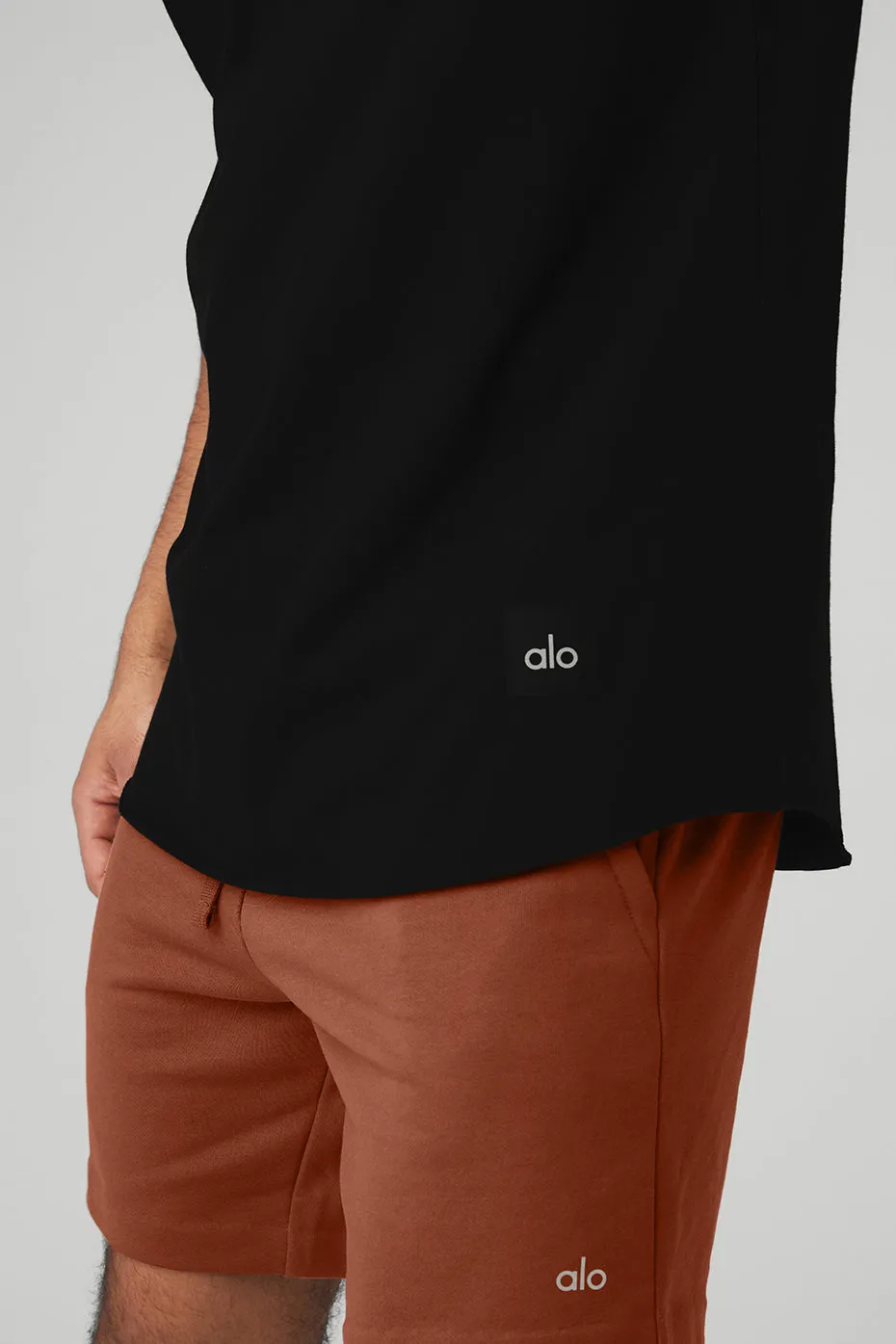 SOCIETY CREWNECK TEE  BLACK