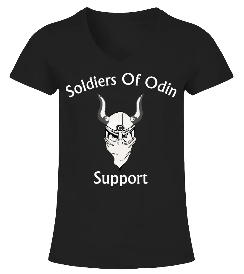 Soldiers Of Odin Worldwide Support Camiseta cuello pico Mujer