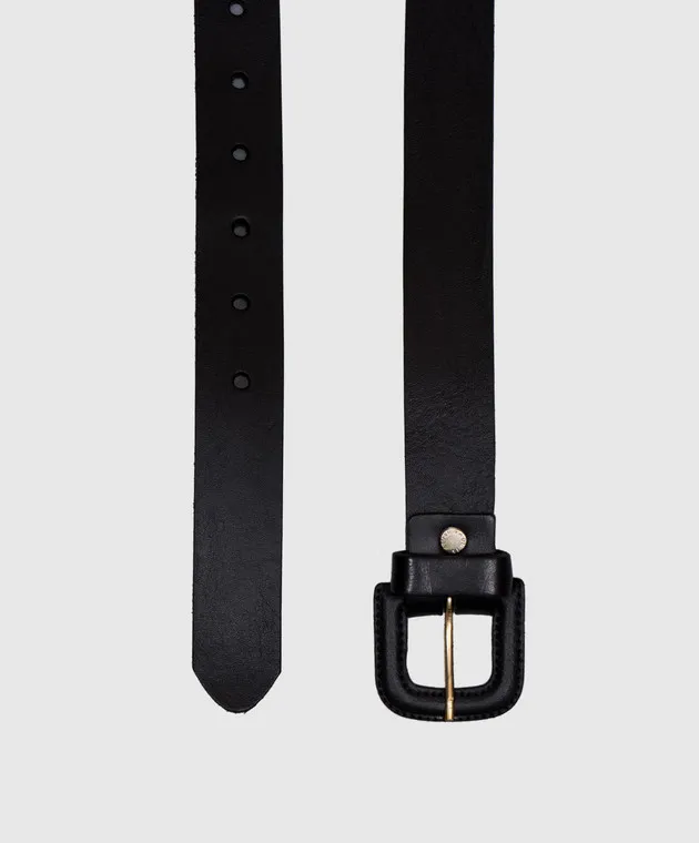 Solotre Black leather strap