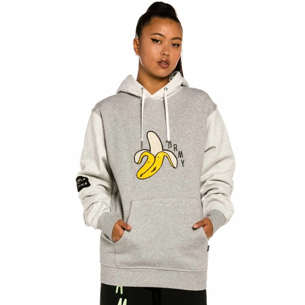 SUDADERA UNISEX GRIMEY "JUNGLE PUNCH BANANA" HOODIE  SPORT GREY | SPRING 22