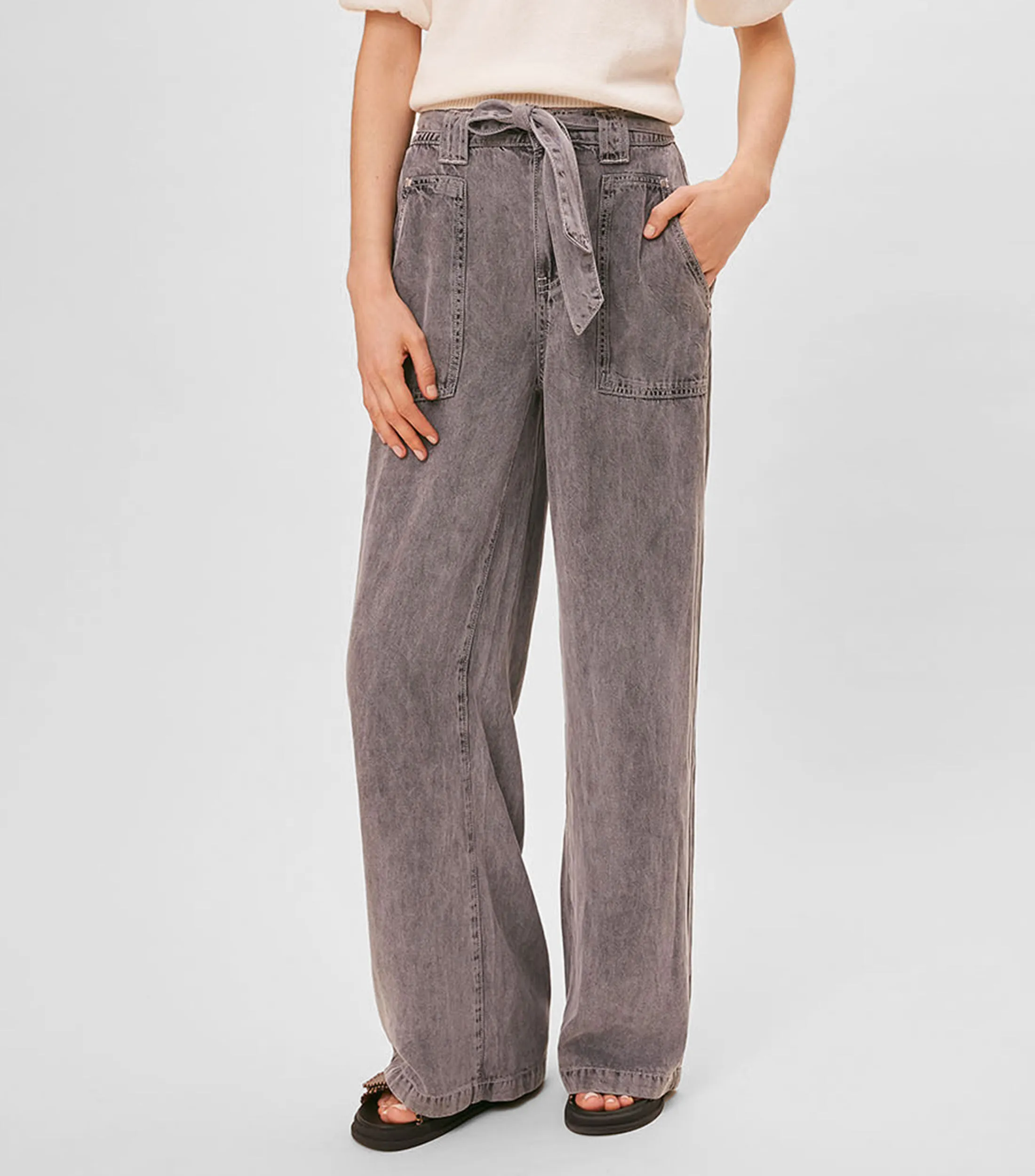 SUNCOO Jeans Wideleg Mujer
