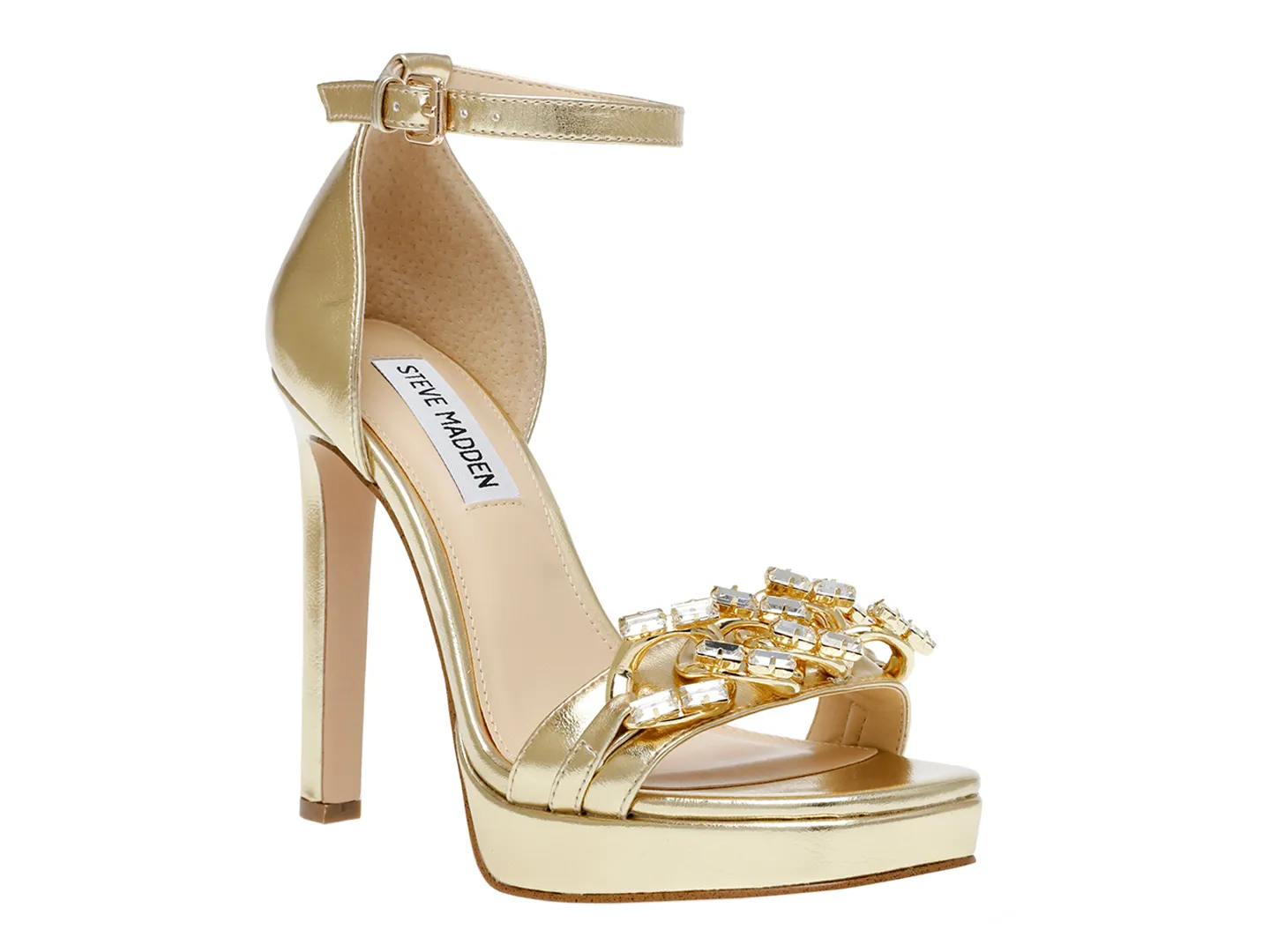 Tacones Steve Madden Glorify Oro Para Mujer