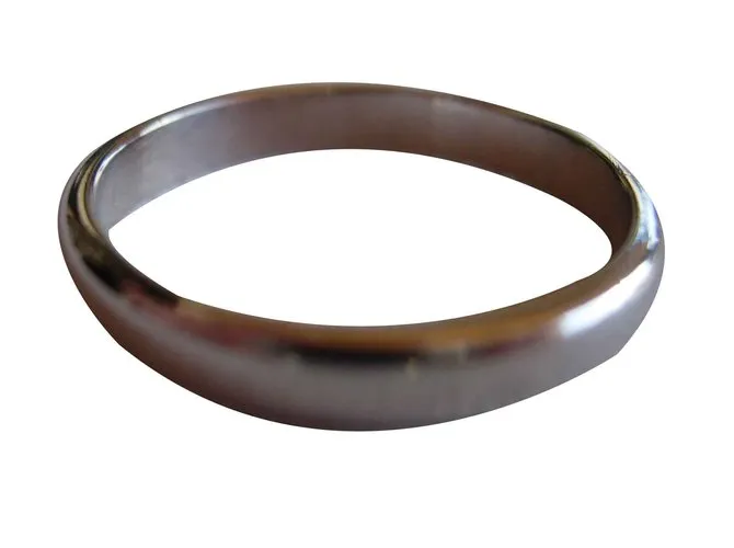 Tiffany & Co Unisex Ring Alliance Tiffany Classic 3mm en platino T 56 Plata 