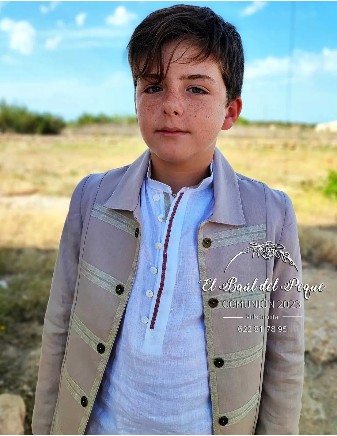 Traje Levita Comunión Niño Rosa de Crisby´s 2023
