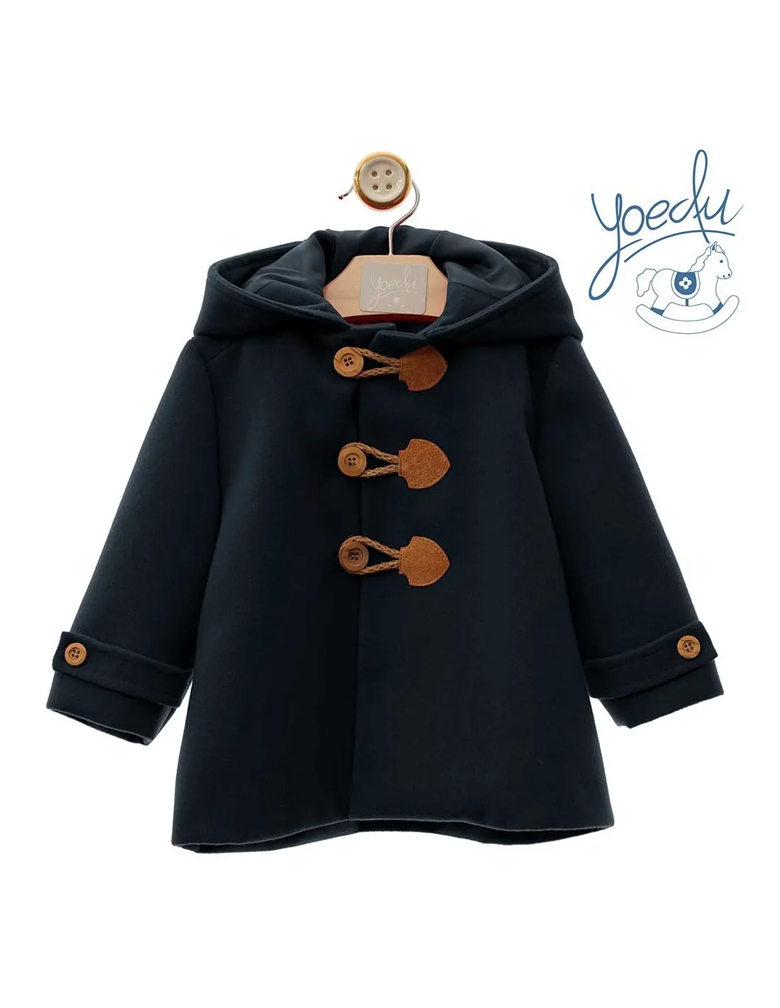 Trenca Bebé Niño Yoedu Moda Infantil Gris Marengo