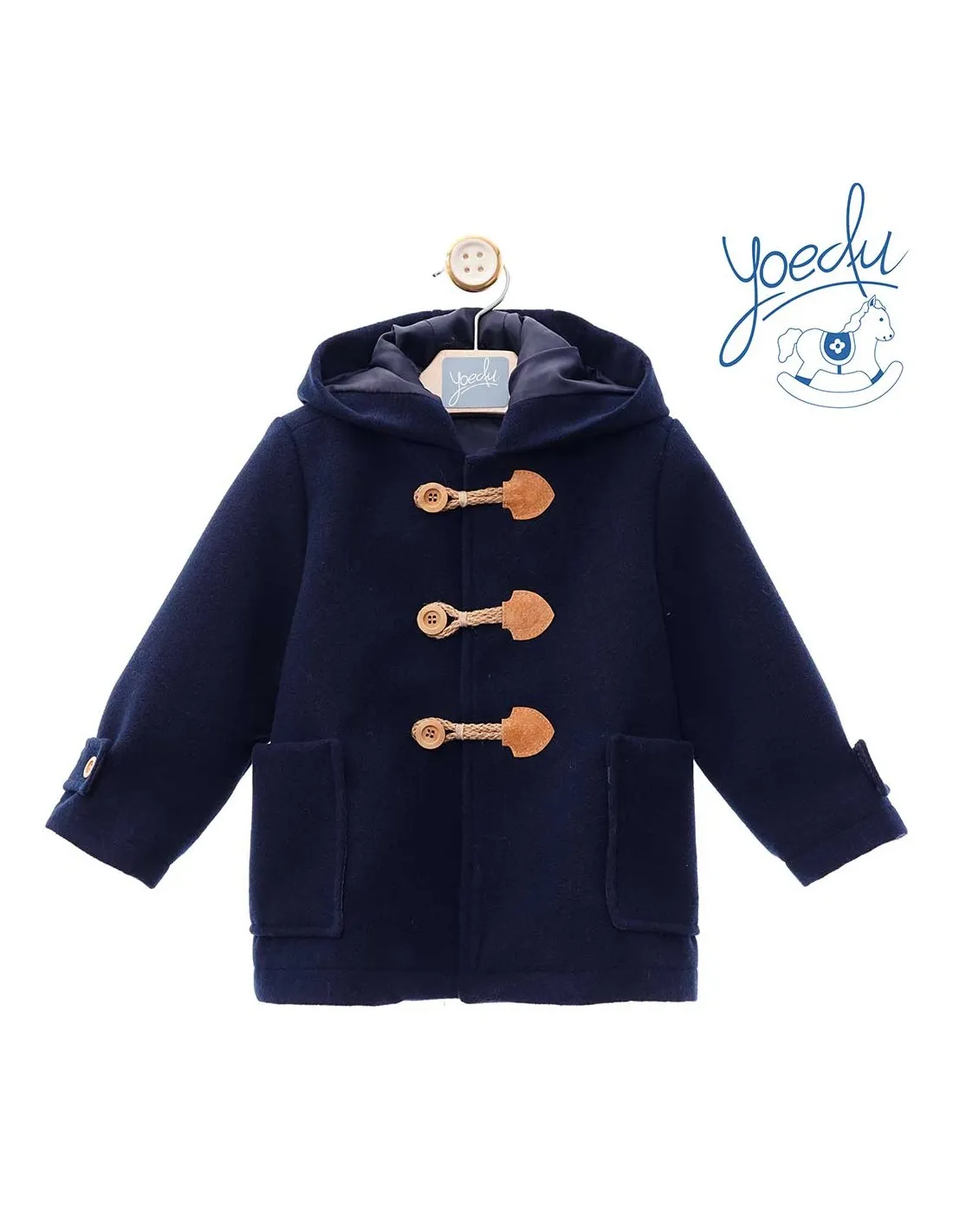 Trenca Niño Infantil Yoedu Moda Infantil Azul Marino