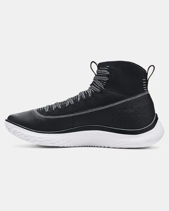 Under Armour Unisex Curry 4 FloTro Basketballschuhe Schwarz / Halo Grau / Weiß 44.5