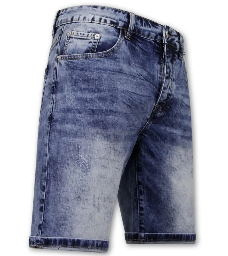VAQUEROS CORTOS HOMBRE STRETCH  VAQUEROS CORTOS  AZUL