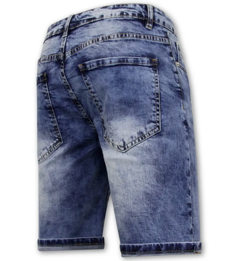 VAQUEROS CORTOS HOMBRE STRETCH  VAQUEROS CORTOS  AZUL
