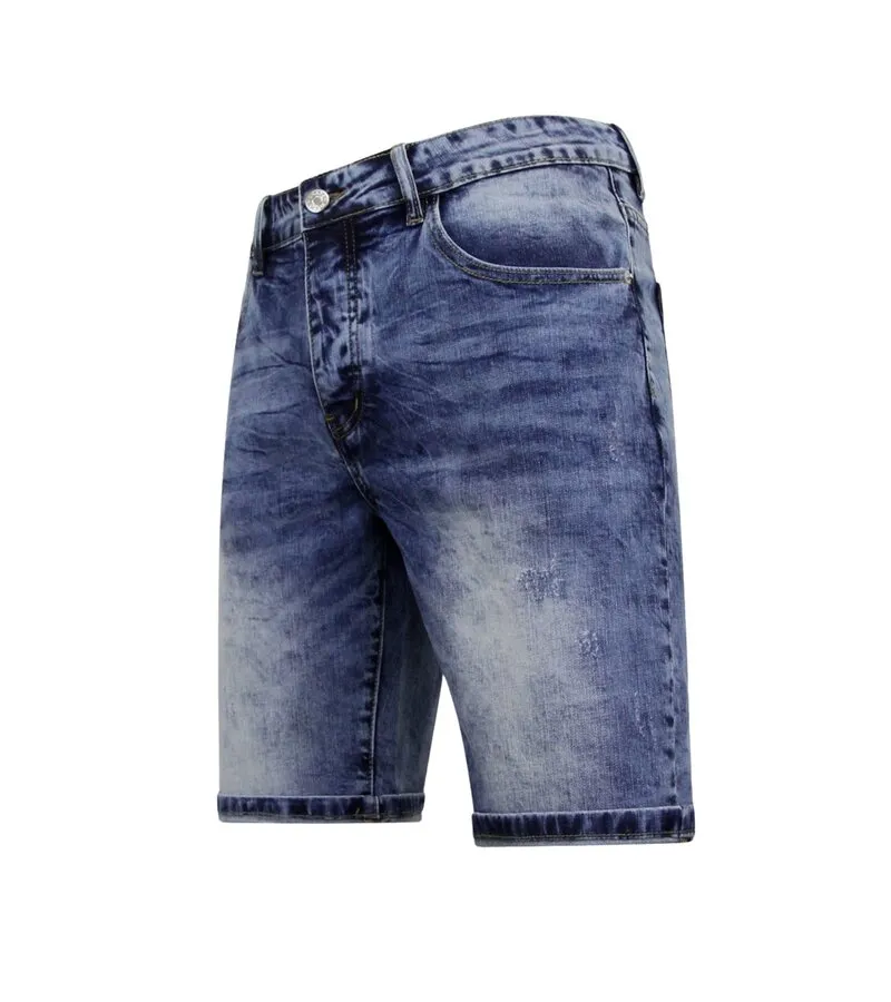 VAQUEROS CORTOS HOMBRE STRETCH  VAQUEROS CORTOS  AZUL