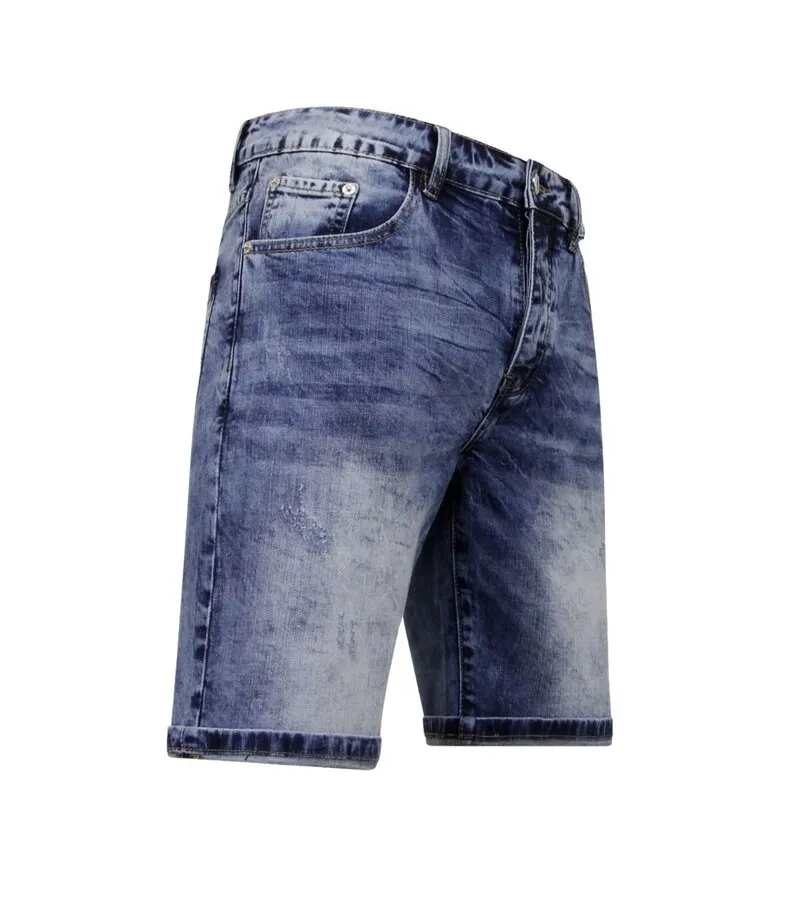 VAQUEROS CORTOS HOMBRE STRETCH  VAQUEROS CORTOS  AZUL
