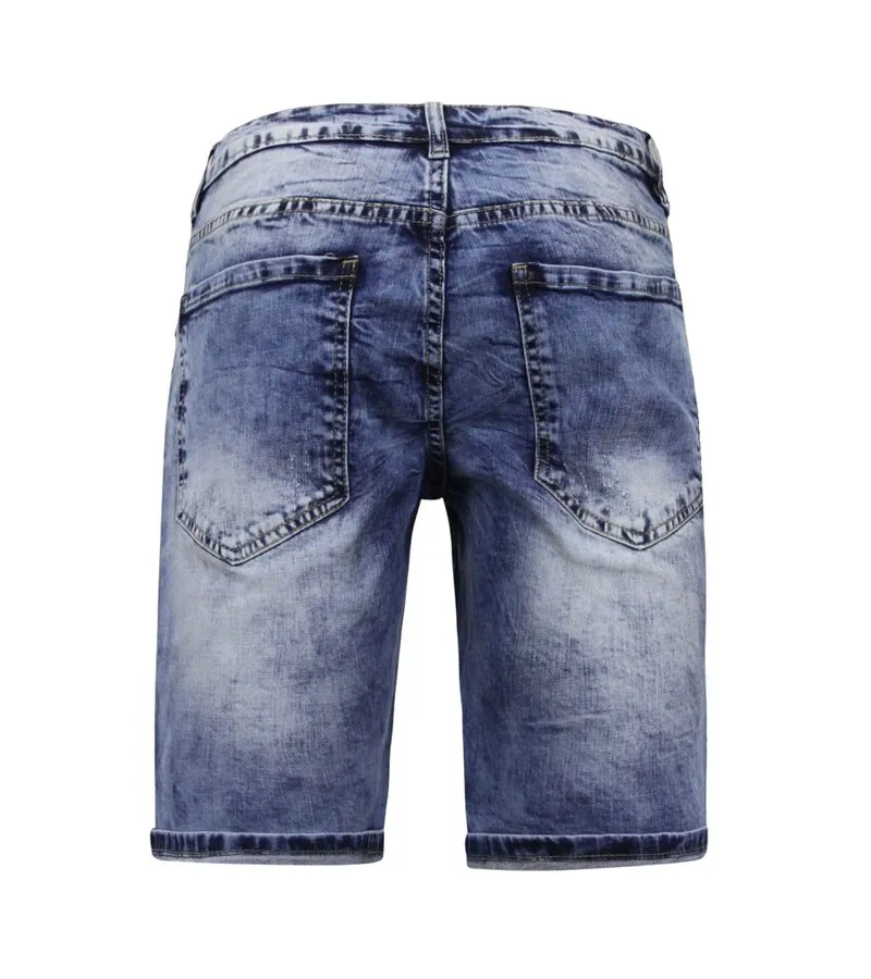 VAQUEROS CORTOS HOMBRE STRETCH  VAQUEROS CORTOS  AZUL