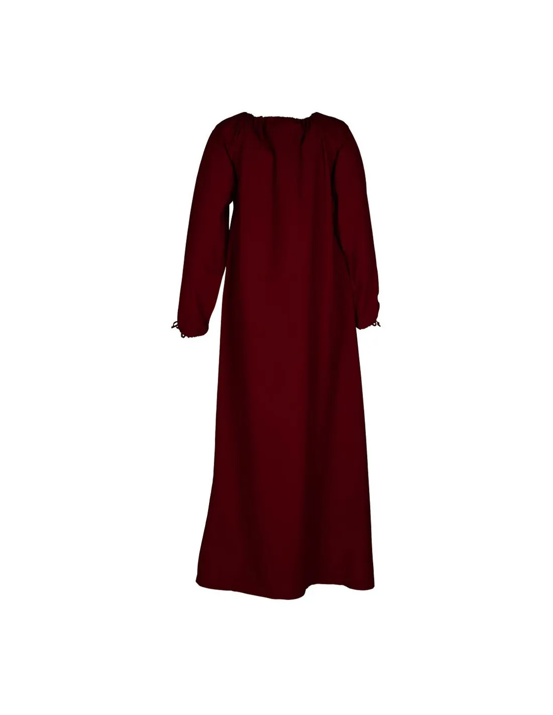 Vestido medieval Ana, vino tinto