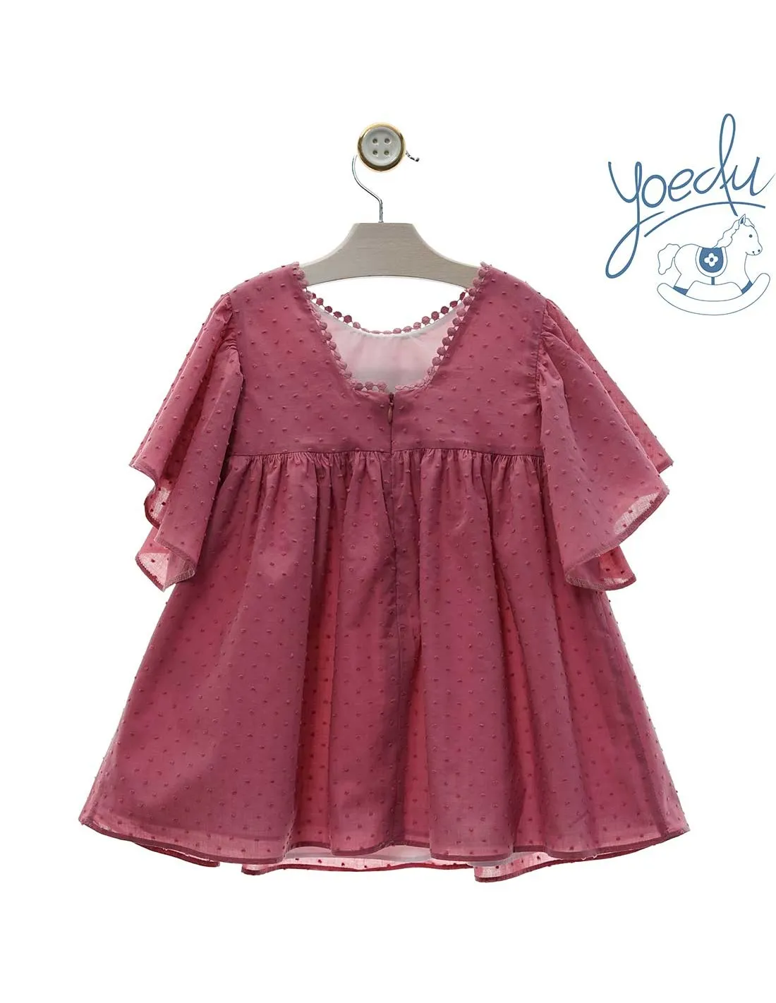 Vestido Yoedu Moda Infantil Familia Norah Fresa