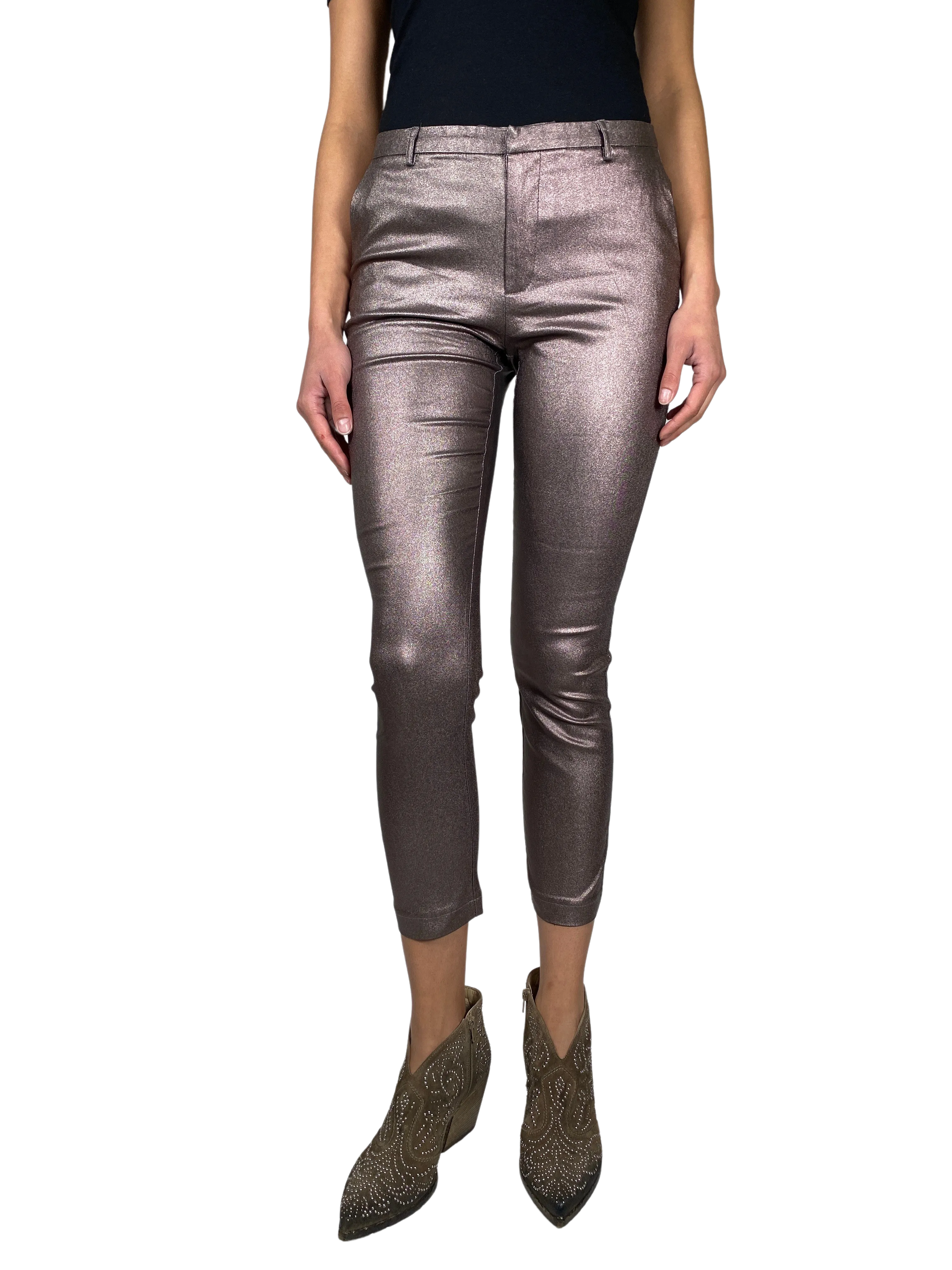VINTAGE Pantalón Bronce