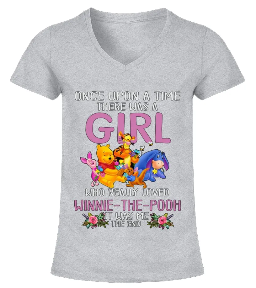 Who really loved winnie the pooh Camiseta cuello pico Mujer