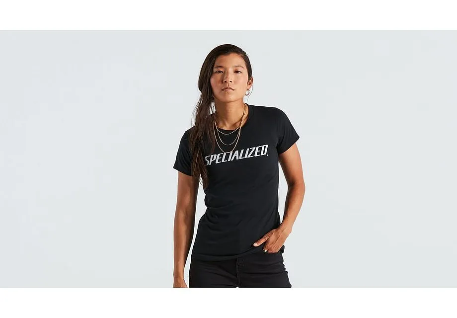 WORDMARK TEE SS WMN BLK M