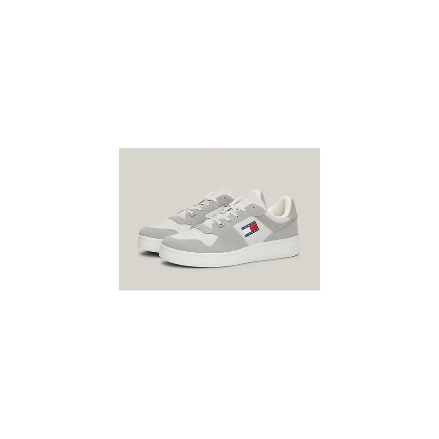 Zapas Tommy Hilfiger Basket Leather Para Hombre