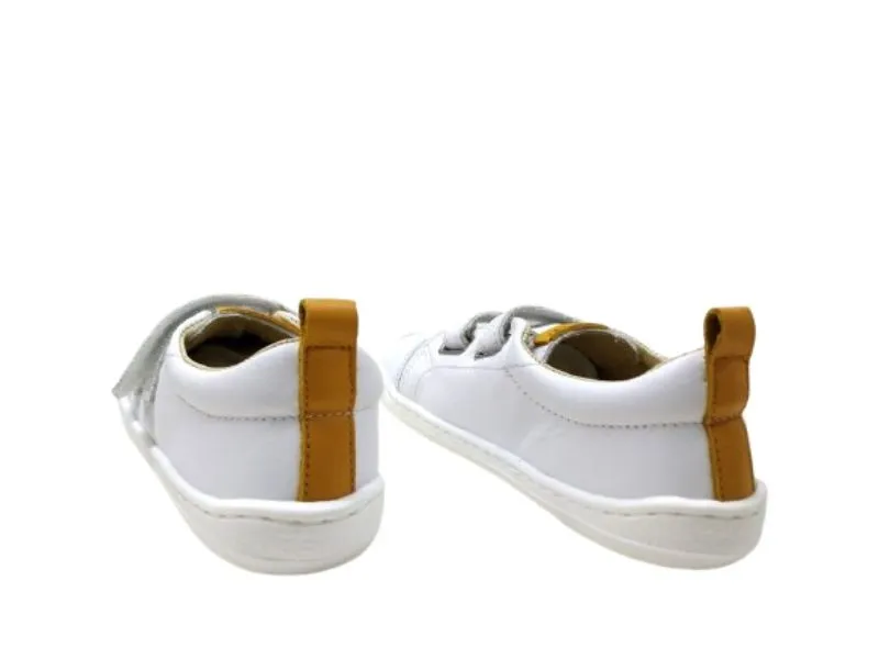 ZAPATILLA DE PIEL RESPETUOSA NENS EN COLOR BLANCO 9000 R