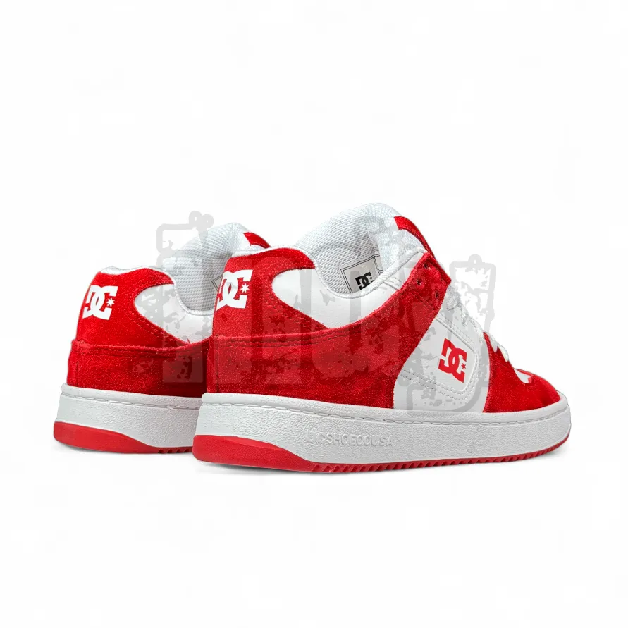 Zapatillas Dc Manteca 3 Se Blanco Rojo