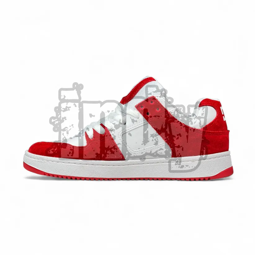 Zapatillas Dc Manteca 3 Se Blanco Rojo
