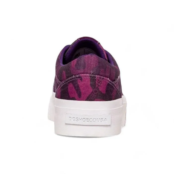 Zapatillas Dc New Trase Platform Tx Se Violeta Camuflado