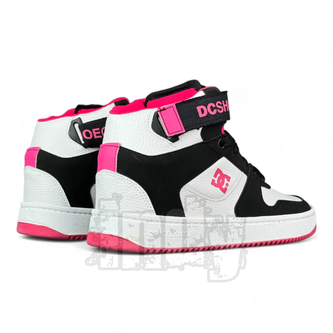 Zapatillas Dc Pensford SS Mujer Negro Rosa Blanco