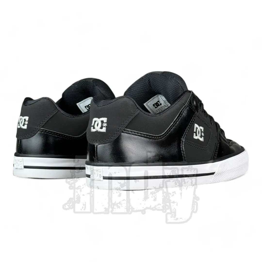 Zapatillas Dc Pure 3 Se Pemium Mujer Negro Blanco