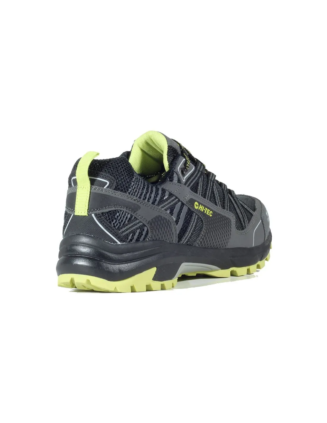 ZAPATILLAS DE MONTAñA HITECH GRAVEL HOMBRE CHARCOAL/CHARTREUSE