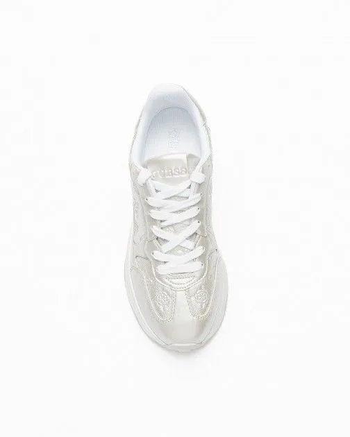 Zapatillas de plataforma Guess Calebb8 Plateado