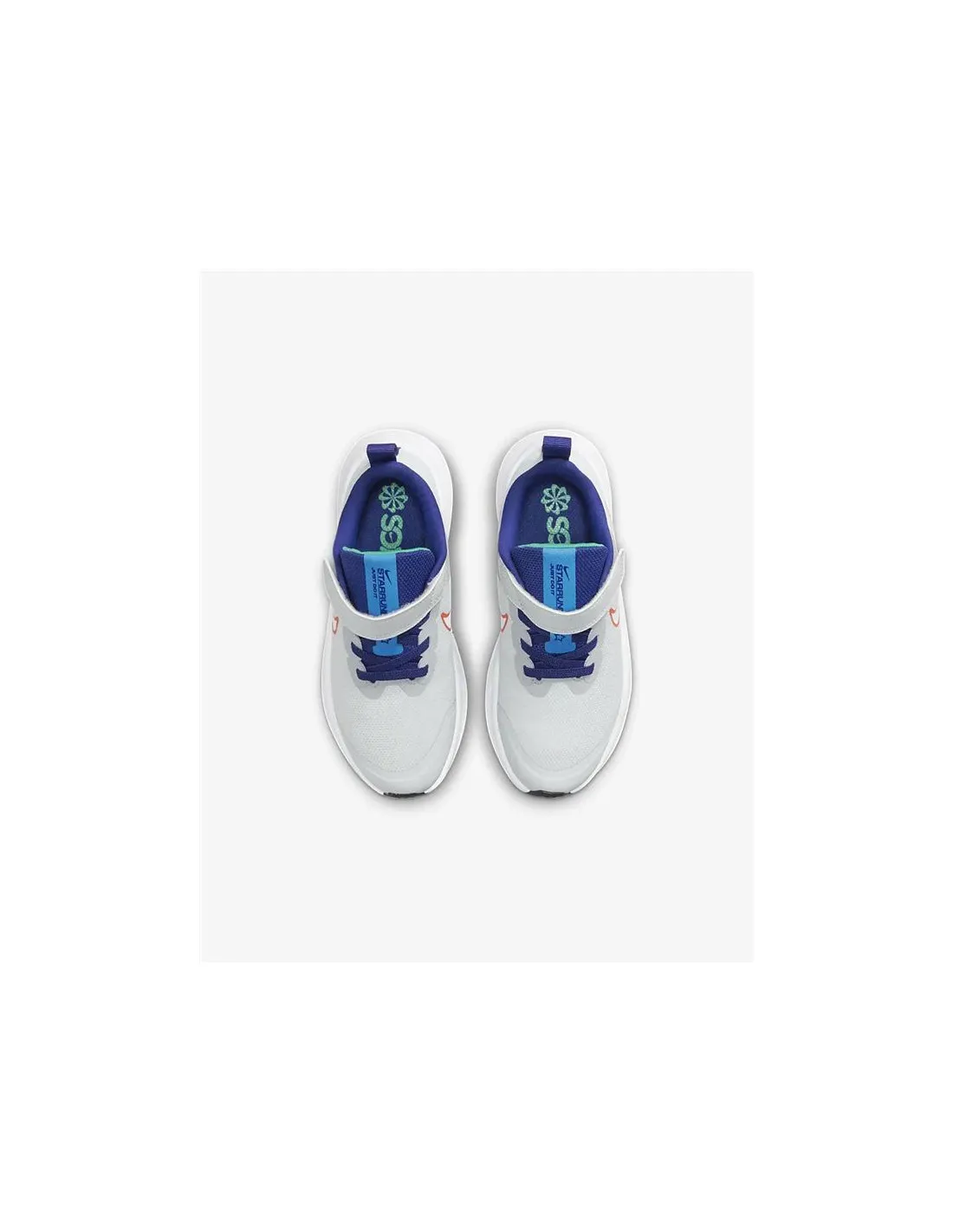 Zapatillas de Running Nike Star Runner 3 Infantil Plata Blanco