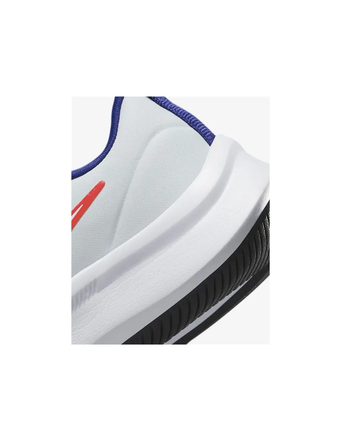 Zapatillas de Running Nike Star Runner 3 Infantil Plata Blanco