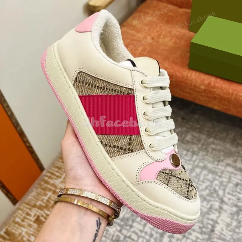 zapatillas de zapatillas de deporte de diseñador mujer de lujo de lujo plano casual de cuero real zapato para mujer lentejuelas 