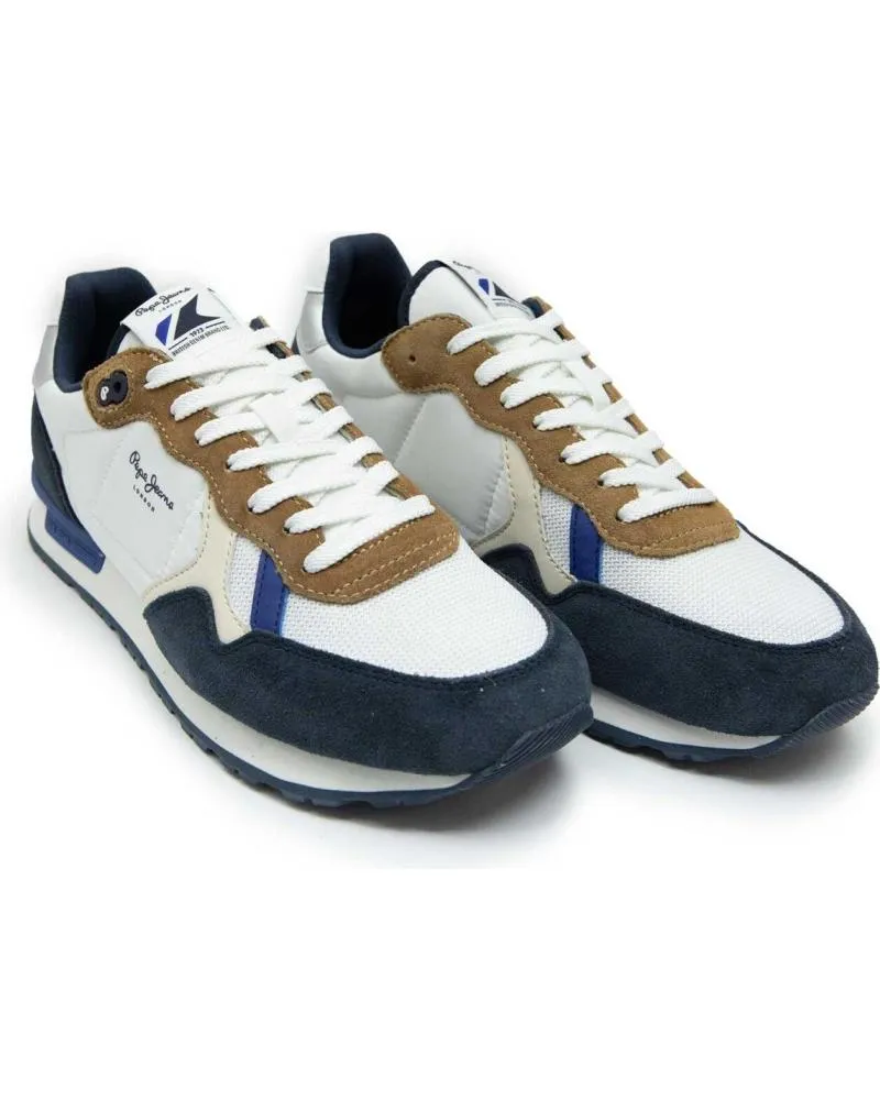 Zapatillas deporte de Hombre PEPE JEANS MODELO PMS40006 BRIT MIX MARINO