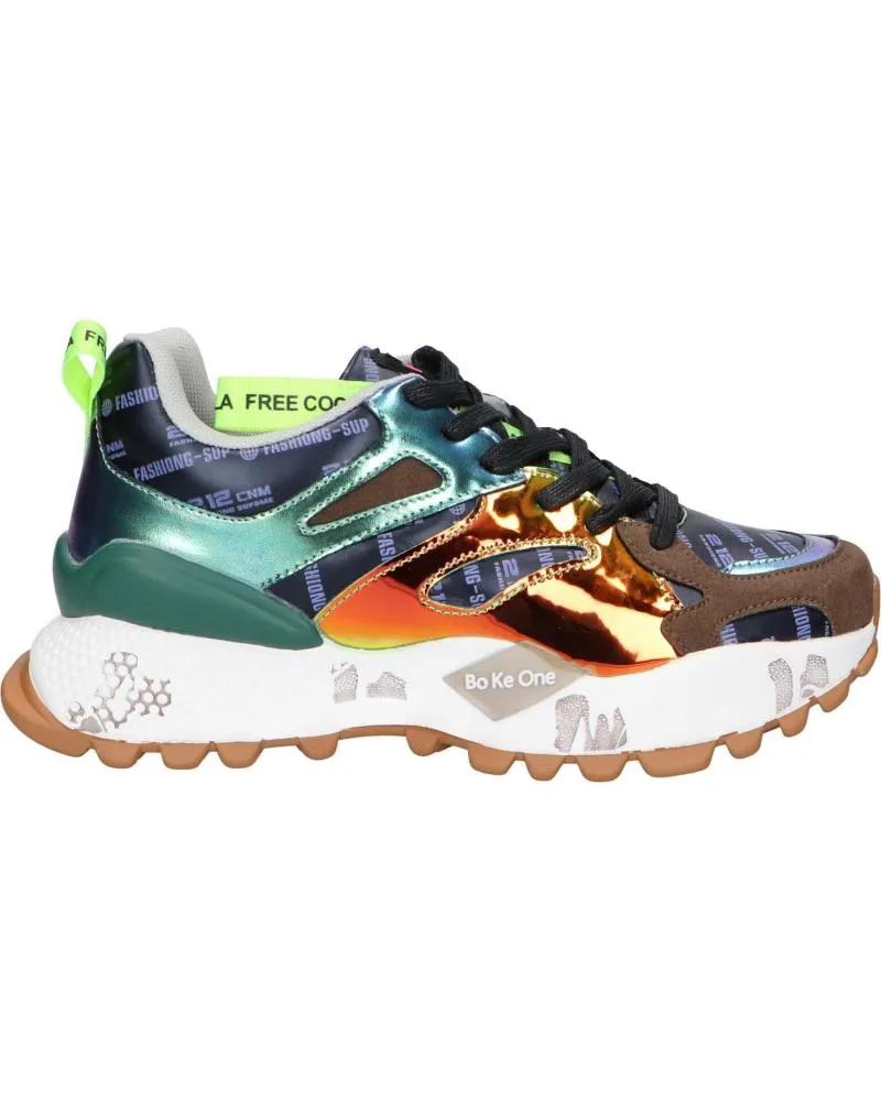 ZAPATILLAS DEPORTE EXE  DE MUJER D1906085  TEXTIL BLUE GREEN