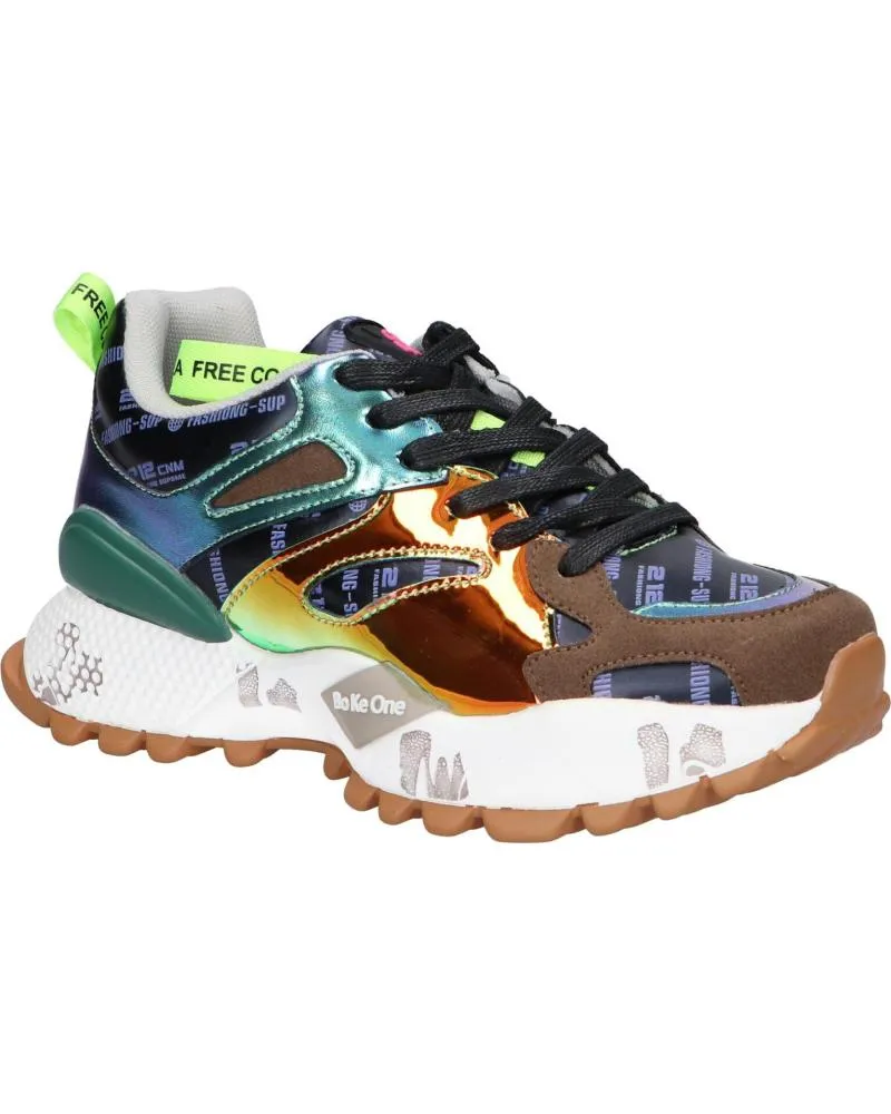 ZAPATILLAS DEPORTE EXE  DE MUJER D1906085  TEXTIL BLUE GREEN