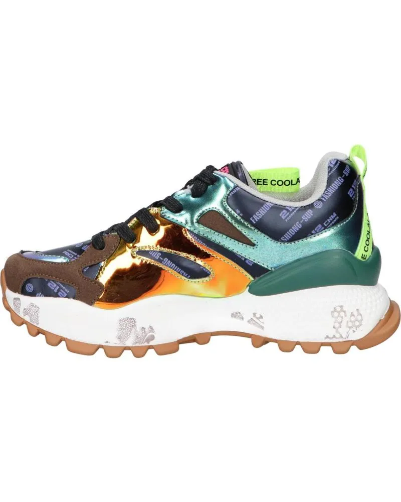 ZAPATILLAS DEPORTE EXE  DE MUJER D1906085  TEXTIL BLUE GREEN