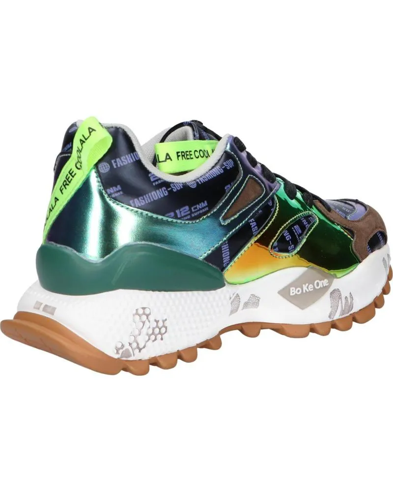 ZAPATILLAS DEPORTE EXE  DE MUJER D1906085  TEXTIL BLUE GREEN
