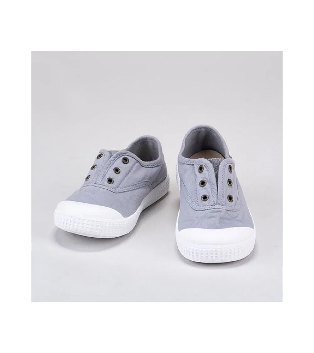 ZAPATILLAS LONA GRIS IGOR BERRI ELÁSTICO