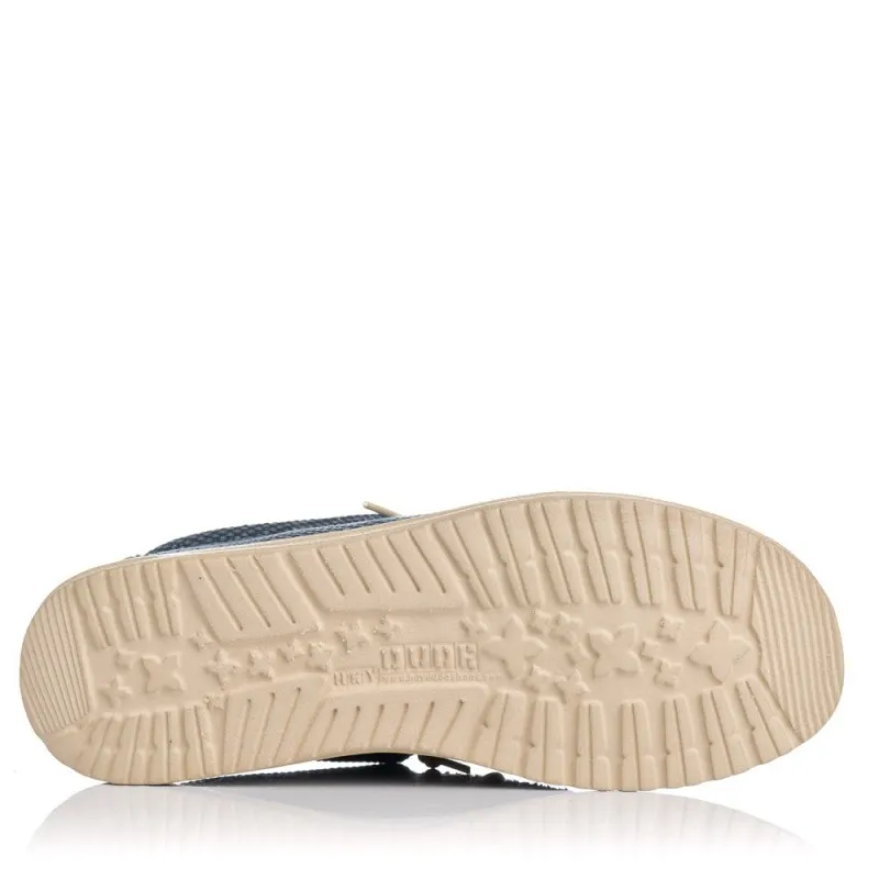 Zapatillas Lona Hey Dude Wally Braided Hombre Azul