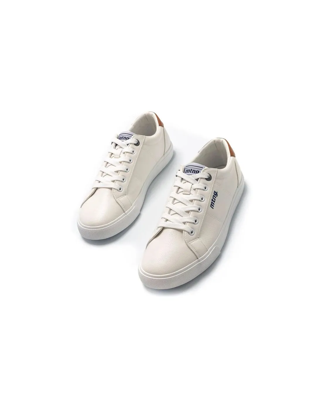 Zapatillas Mustang Aria Usain Blanco Sunny Cuero Hombre