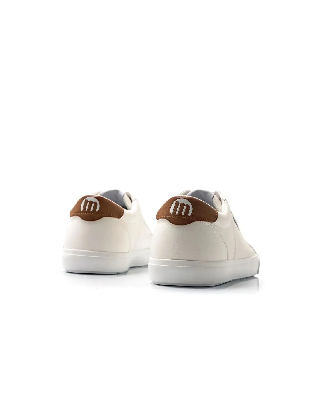 Zapatillas Mustang Aria Usain Blanco Sunny Cuero Hombre