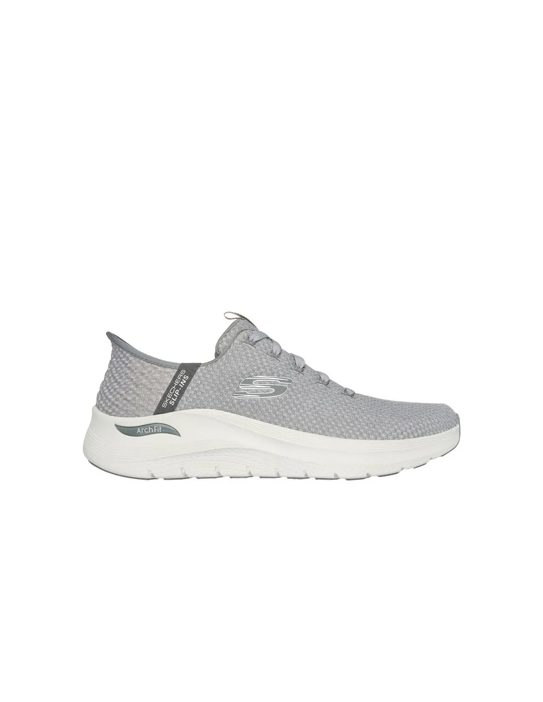 ZAPATILLAS SKECHERS ARCH FIT 2.0  LOOK HOMBRE GRAY KNIT