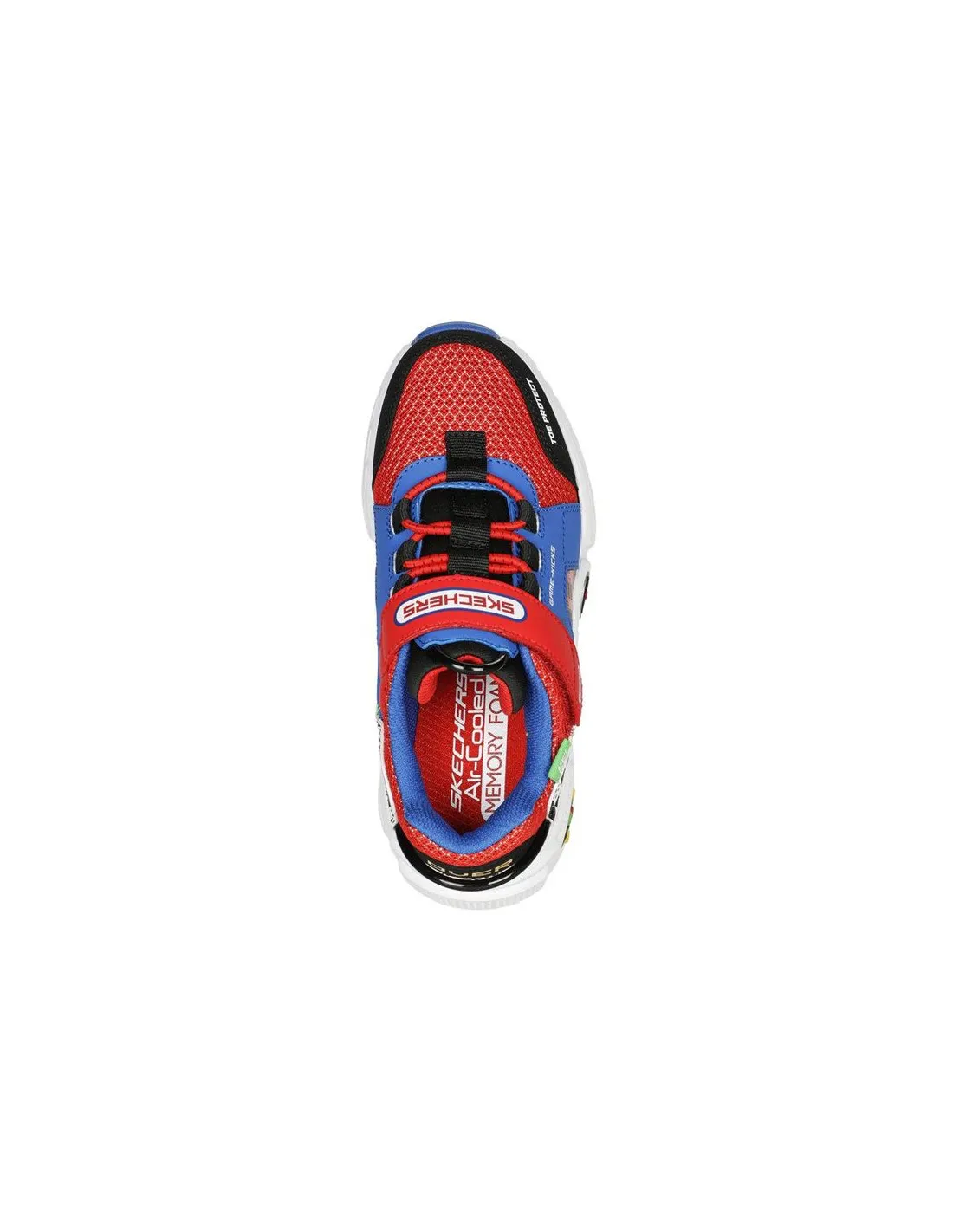 Zapatillas Skechers Gametronix Niño Azul/Rojo