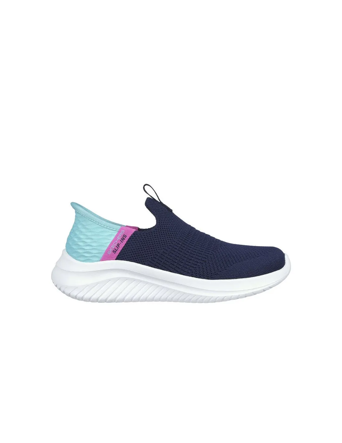 ZAPATILLAS SKECHERS ULTRA FLEX 3.0  FRESH TIME NIñA MARINO TURQUESA