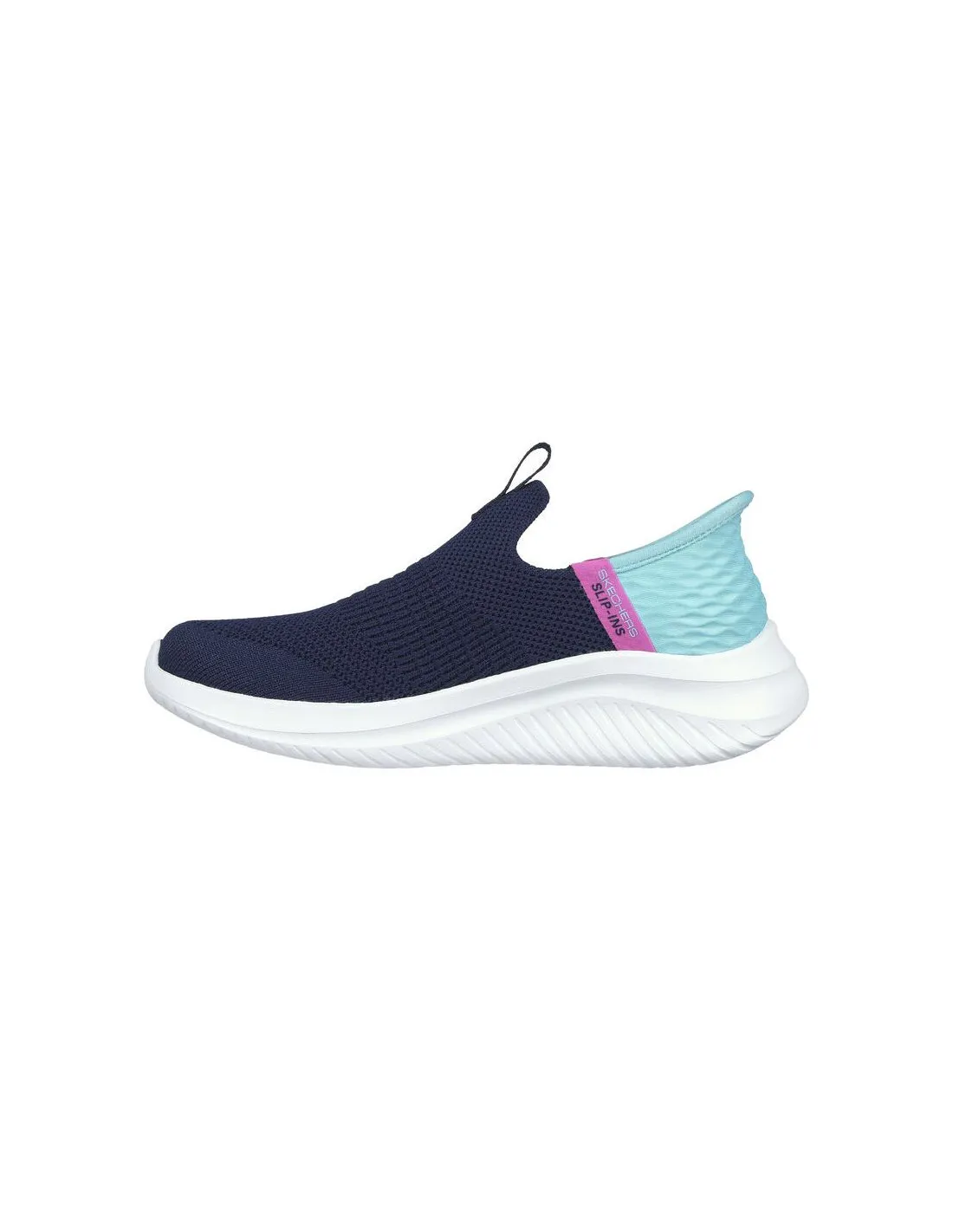 ZAPATILLAS SKECHERS ULTRA FLEX 3.0  FRESH TIME NIñA MARINO TURQUESA