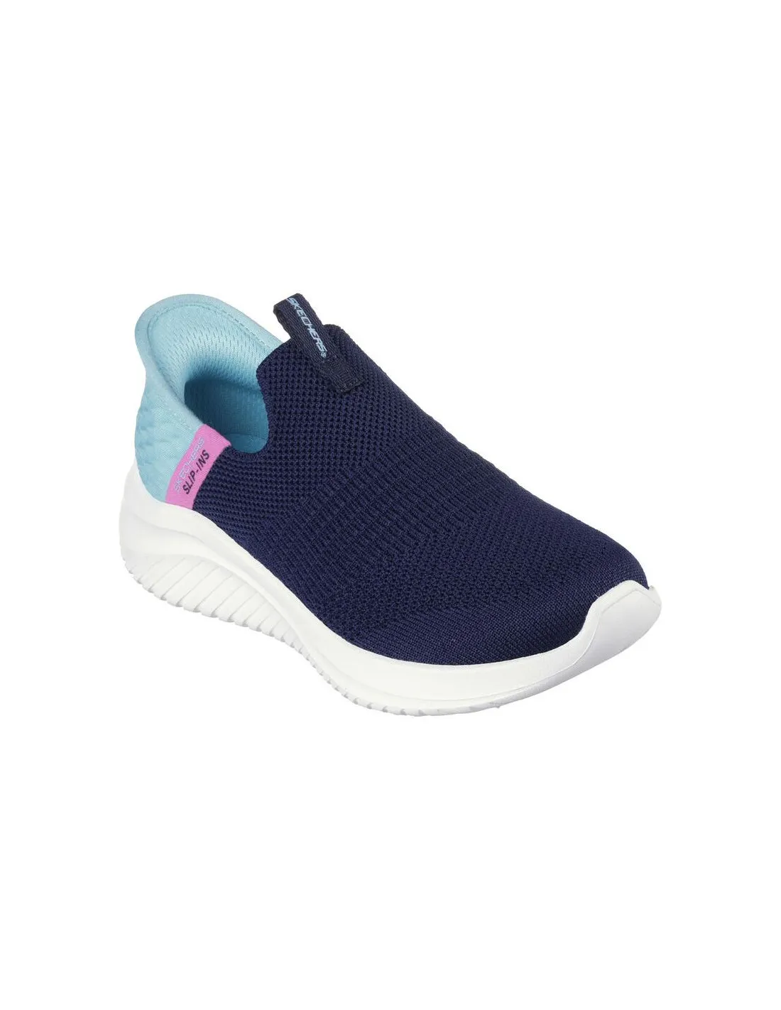 ZAPATILLAS SKECHERS ULTRA FLEX 3.0  FRESH TIME NIñA MARINO TURQUESA