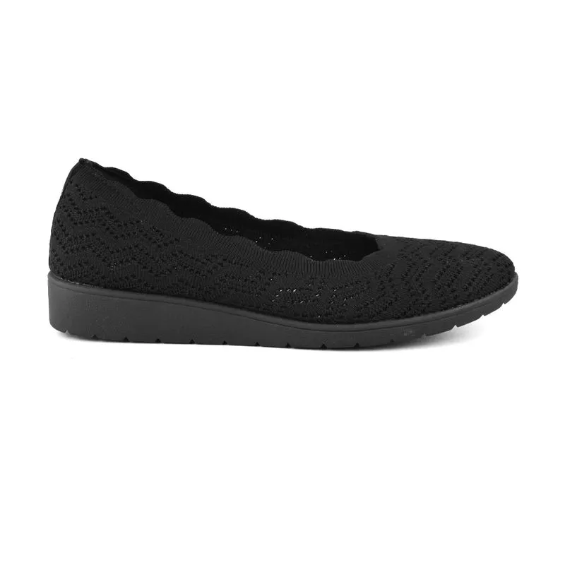 Zapato Casual Skechers Cleo Flex Wedge  New Days black