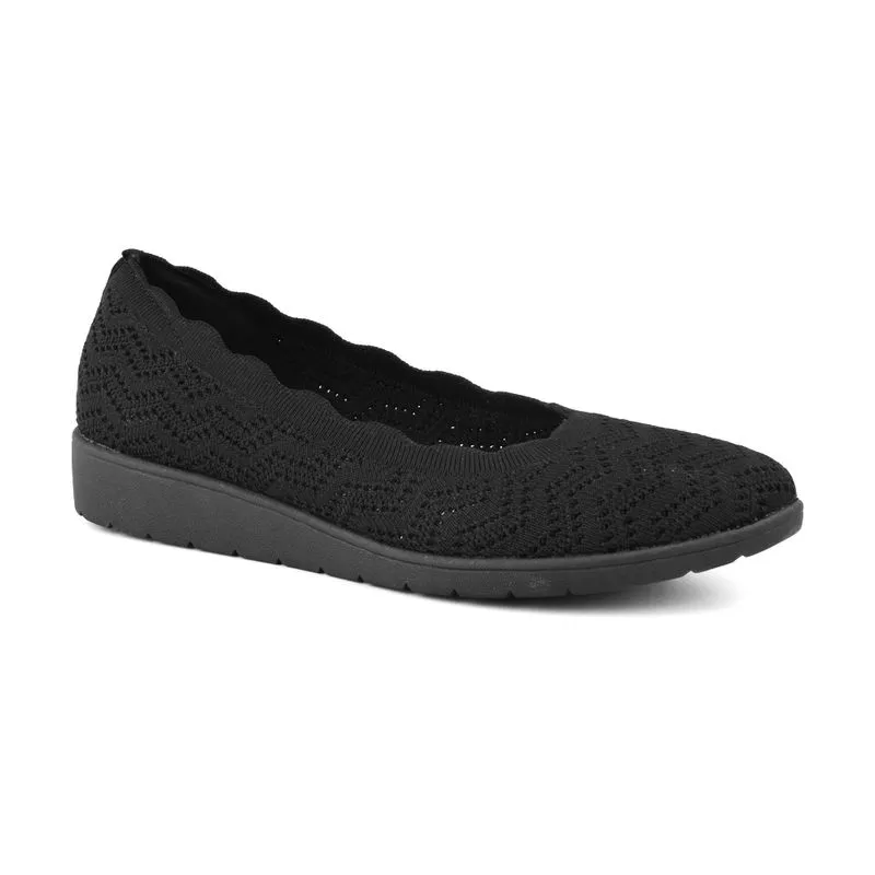 Zapato Casual Skechers Cleo Flex Wedge  New Days black